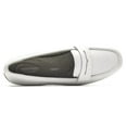 thumbnail image 3 of Rockport Women's Total Motion Driver Penny White Loafers 5.5M, 3 of 5