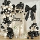 thumbnail image 1 of Kit de guirnaldas con forma de arco de globos LANGASQUE Coquette, color negro y blanco, 158 unidades, 1 of 8