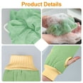 thumbnail image 7 of Hootek 3Pcs Exfoliating Body Scrubber Set, Back Scrubber,Bath Glove and Shower Bath Sponge Loofah for Shower, Bath Exfoliating Body Scrubber for Men and Women, Body Wash Scrub Bath Supplies, Green, 7 of 7