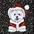 thumbnail image 3 of CafePress - Santas Westie Helper T Shirt - Women's Traditional Fit Dark T-Shirt, 3 of 4