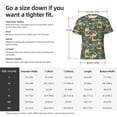 thumbnail image 4 of Naloa Cartoon Dinosaurs (2) Men's T-Shirt Sport T-shirt Men's Basic Tee Casual Men's Shirt, Round Neck, Short Sleeves - 3X-Large, 4 of 5