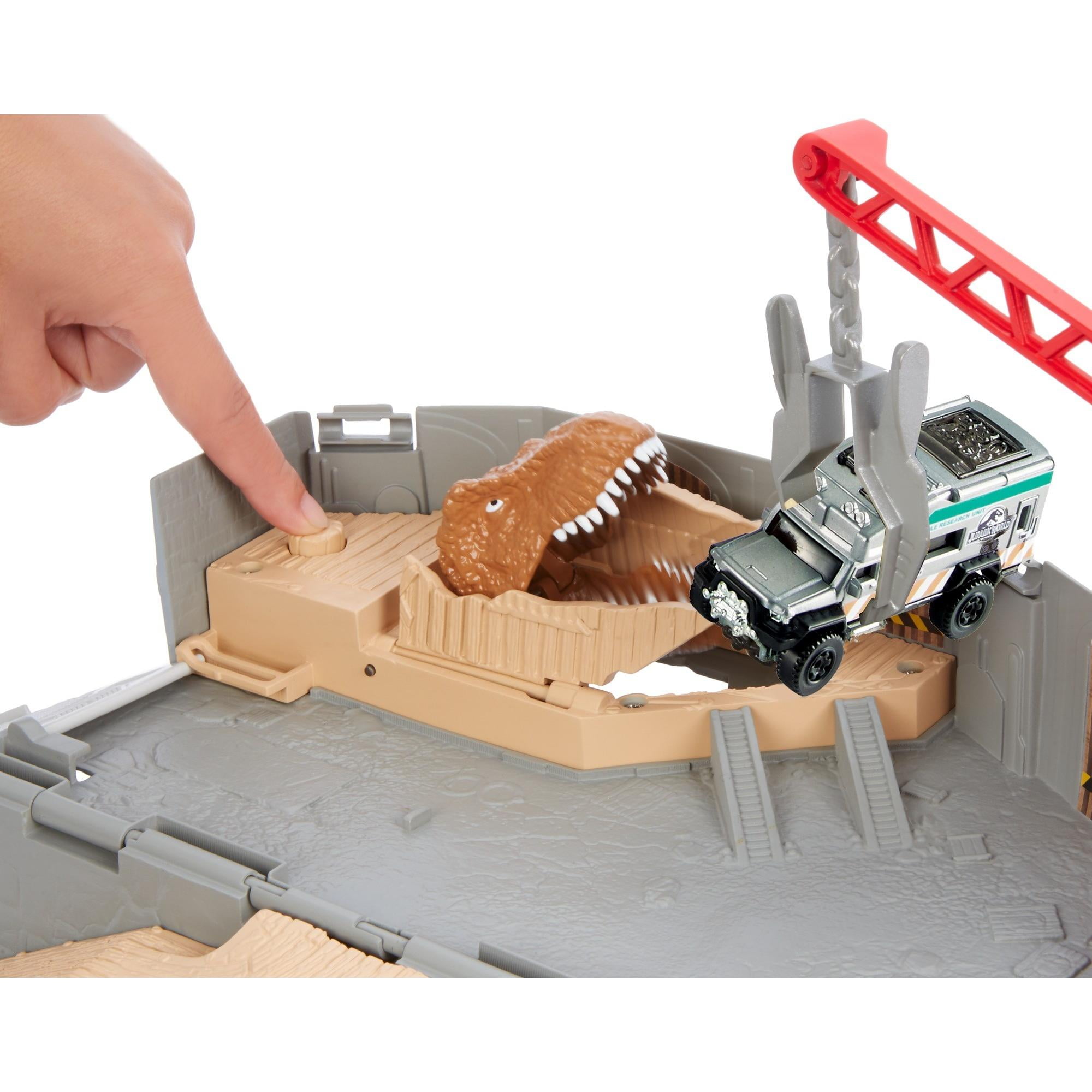 matchbox jurassic world playset