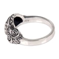 thumbnail image 3 of NOVICA Sterling silver cocktail ring, 'Perky Night Owl', 3 of 7
