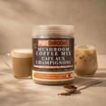 thumbnail image 1 of PureShrooms Instant Mushroom Coffee - Organic Lion’s Mane, Reishi & Cordyceps - Focus, Stress, Energy & Immunity, Herbal Substitute, Keto Friendly (100 Grams, 50 Servings), 1 of 10