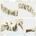 thumbnail image 4 of Unique Bargains 1 Pcs Solid Color Pleated Headband Women Hairband Hair Hoop for All Hair Beige, 4 of 7