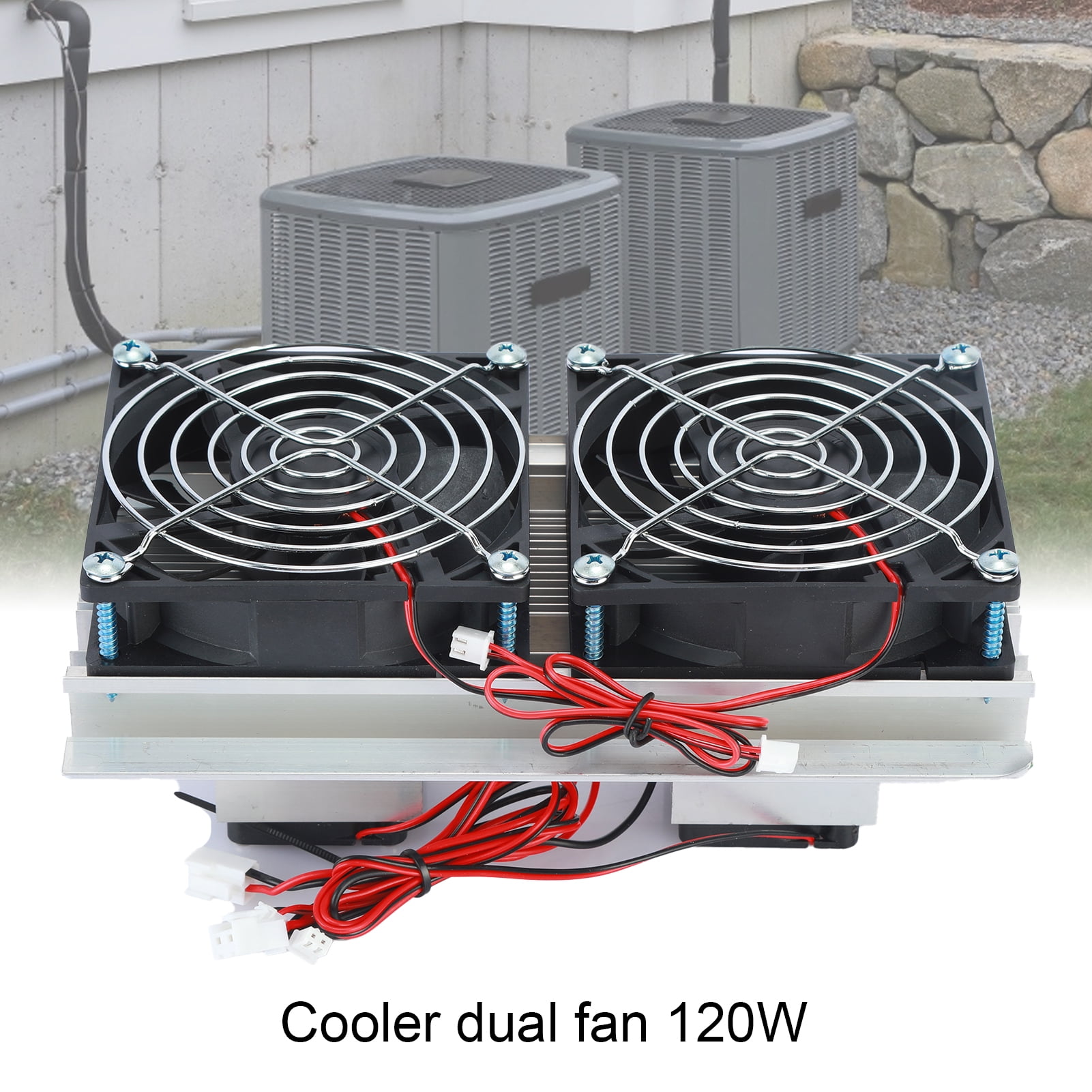 120W Cooler Double Fan Thermoelectric Peltier Refrigeration Cooling System Kits 