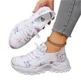 thumbnail image 3 of Women's Breathable Hollow Mesh Orthopedic Walking Shoes Flower Pattern Sneakers Colorful Tennis Shoes Comfort for All-Day Wear, 3 of 6