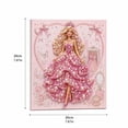 thumbnail image 3 of DIY Princess Pearl Diamond Painting Kit with Frame, 3D Shimmering Pearl Beads Art Craft for Adults, Elegant Ballerina Gemstone Dots Canvas for Home Wall Decor, Complete Drill Tools Included, 3 of 7