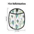 thumbnail image 3 of hilarious Asparagus pattern Pot Holders for Kitchen - Heat Resistant Oven Mitts Hot Pads with Pocket, Non Slip Silicone Pot Holders, Cuteness Hanging Loop Potholders for Kitchen Baking, 3 of 5