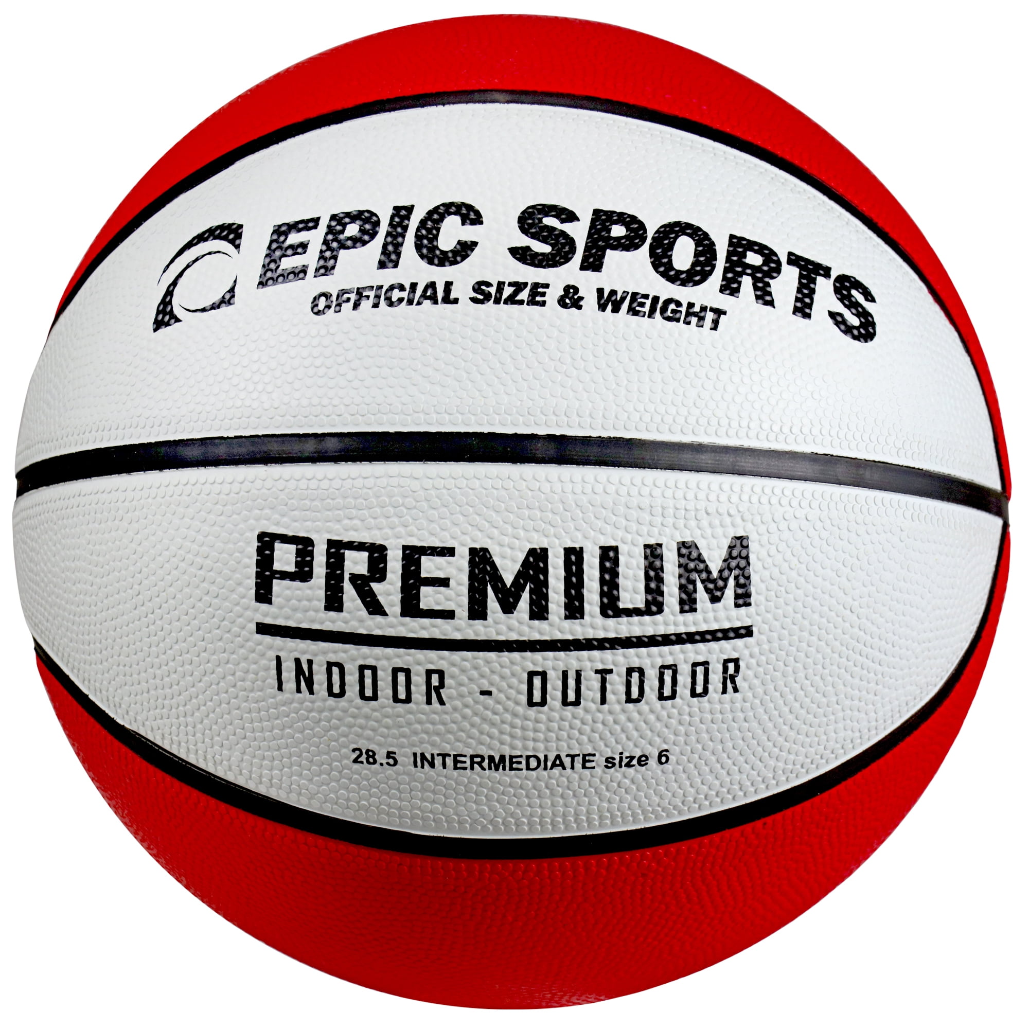 Epic MultiColor Premium Rubber Recreational Basketballs