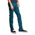 thumbnail image 3 of Victorious Mens Slim Fit Colored Stretch Jeans, Up To 44W, 3 of 5