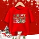 thumbnail image 1 of Camiseta con estampado de In My Christmas Era para niños, informal, de manga corta y cuello redondo, para el día de Navidad, ropa para niños, 1 of 5
