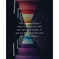 thumbnail image 2 of ArtsyQuotes 26x32 White Modern Wood Framed Museum Art Print Titled - John Lasseter Quote: Imagery Alone, 2 of 4
