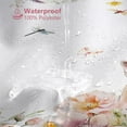 thumbnail image 3 of Spring Easter Bunny Shower Curtains, Bathroom Cute Rabbits Floral Plant Watercolor Flower Bath Curtain Set with Hooks, Home Bathroom Bathtubs Decor Washable Durable Fabric, 72"x72", 3 of 7
