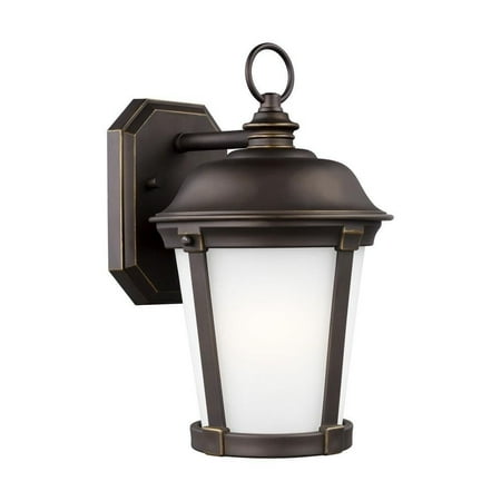 

75W One Light Outdoor Medium Wall Lantern-Antique Bronze Finish-Led Lamping Type Bailey Street Home 73-Bel-2756562