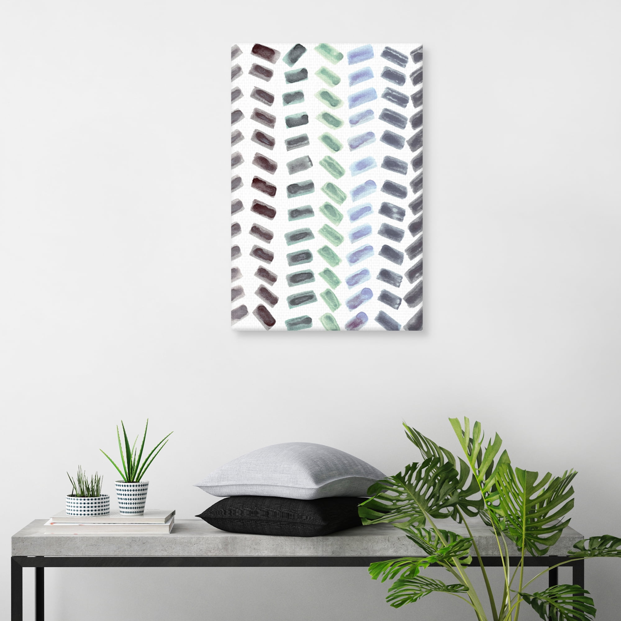 Geometric Dance by Lottie Fontaine Canvas Art Print