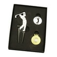 thumbnail image 1 of Herramienta Divot de Golf kusrkot Tenedor Verde para Putting Clip para Sombrero Dorado, 1 of 8