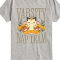 thumbnail image 3 of Pokémon - Meowth Varsity Nap Team - Toddler And Youth Short Sleeve Graphic T-Shirt, 3 of 5