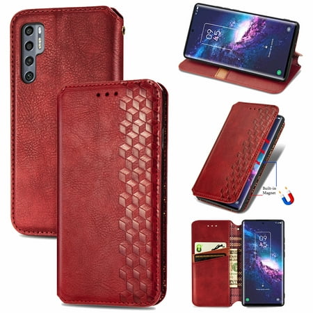 Case for TCL 20 PRO 5G Cover Magnetic Protective Wallet Flip Case