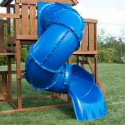 Swing N Slide Blue 5 Turbo Tube Slide Plastic Slide For 5 Foot Decks