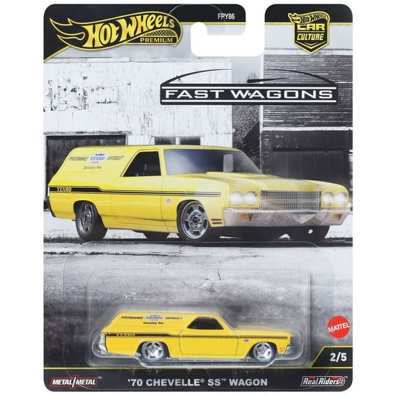 Hot Wheels Premium Car Culture 2025 Fast Wagons - '70 Chevelle SS Wagon #2/5