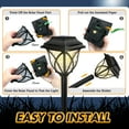 thumbnail image 6 of WeGuard 10PK Solar Pathway Light for Lawn Garden Walkway Yard Path Lights Waterproof Outdoor  Warm White, 6 of 7
