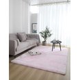 thumbnail image 1 of Shaggy Fluffy Rugs Color Gradient Anti Skid Area Rug Dining Room Carpet Bedroom Floor Mat, 1 of 1