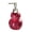 Red, variant on Misright Elegant Ceramic Gourd Shaped Soap Dispenser Decorative Modern Farmhouse