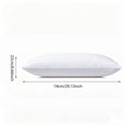 thumbnail image 3 of Yeciiwht Ergonomic Neck Pillow - Soft Breathable Bed Pillows with Cervical Neck Support, White Flat Pillow for Side & Back Sleepers, Bed, Sofa, 3 of 5