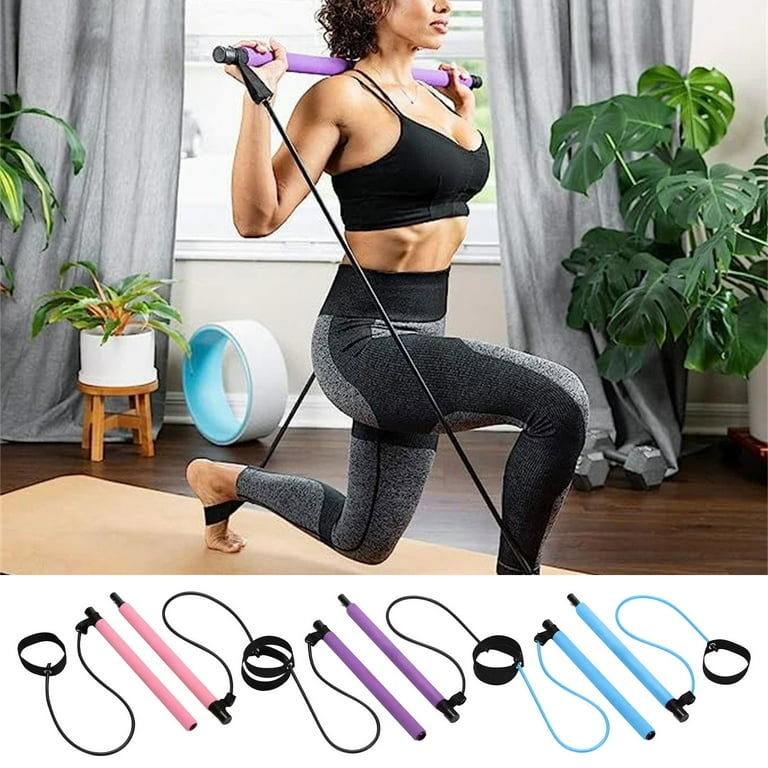 Taicans Pilates Bar Kit with Resistance Bands,Multifunctional