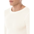 thumbnail image 3 of Fruit of the Loom Men's Thermal Waffle Crew Top, Sizes S-5XL, 3 of 8