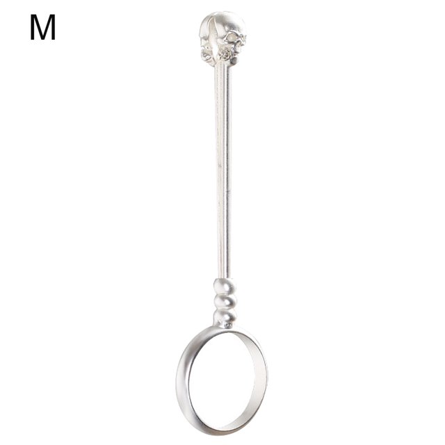 Clip de anillo Soporte de anillo universal manos libres Ajustable Latón Clip de joyería de mano Decoración, 17 mm, Plata sidaley HA003795-06