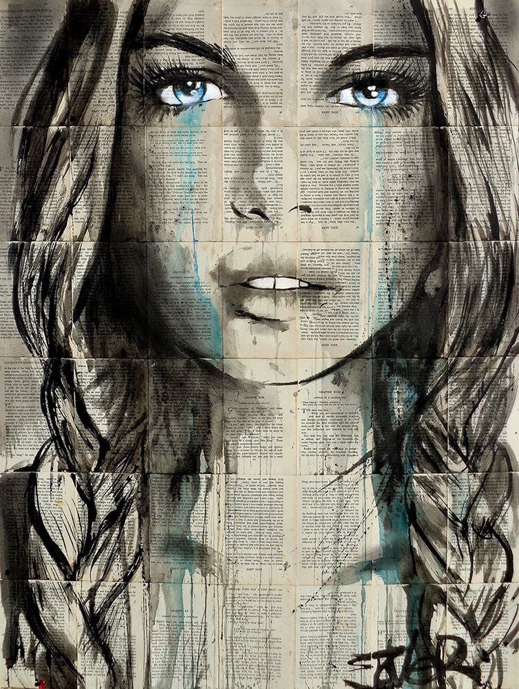 Blue Shore Poster Print Loui Jover (24 x 36)