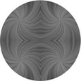thumbnail image 1 of Ahgly Company Tapis Rond Lavable en Machine Intérieur Transitionnel Gris, 5 Pieds Rond, 1 of 7
