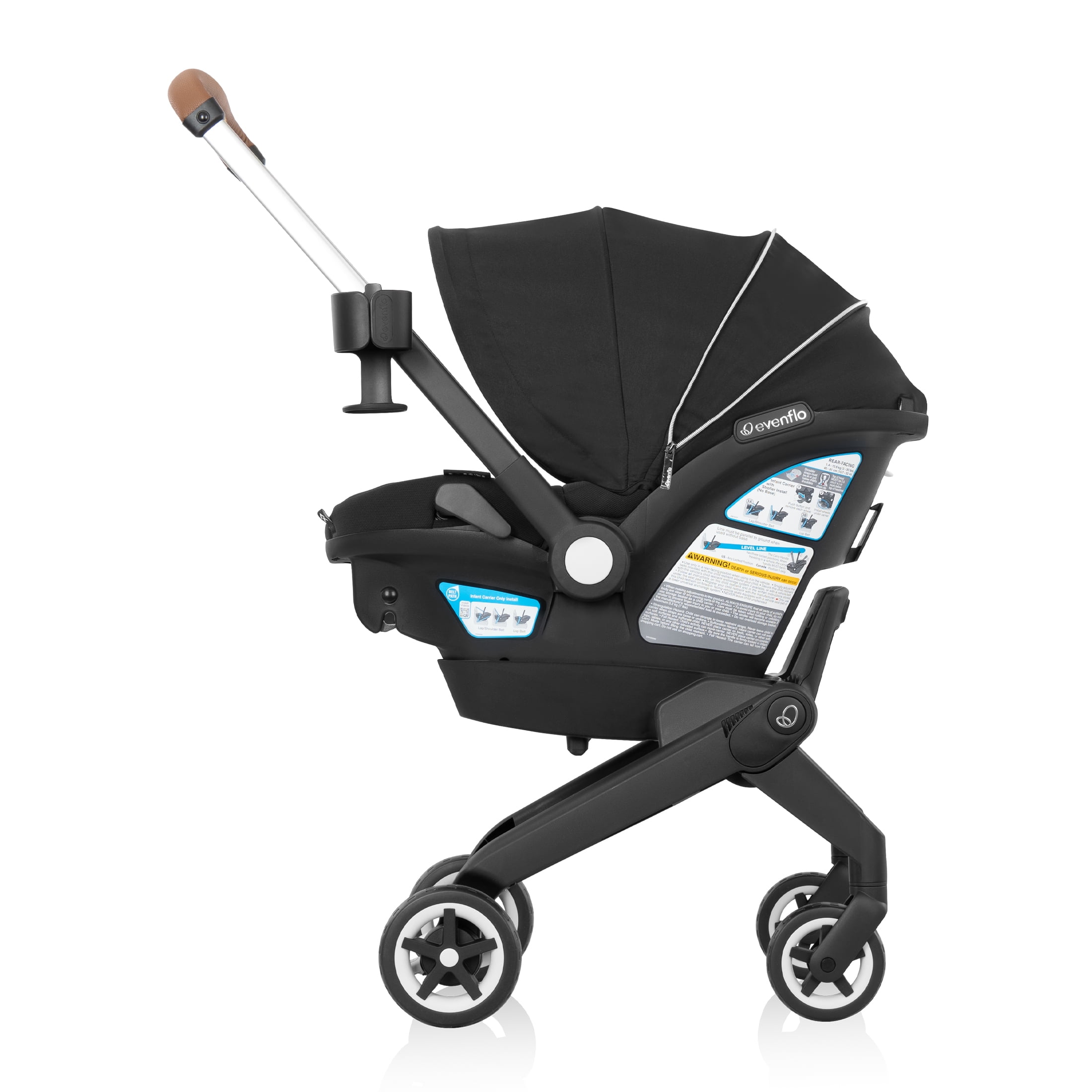 Gold Shyft DualRide with Carryall Storage Infant Car Seat and Stroller Combo(Jasper)