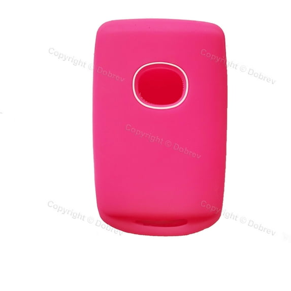 Silicone Cover Protector Entry Fob Case Holder for Mazda 3 2019 2020 Smart Key (pink)