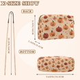 thumbnail image 4 of FORMRS Women Crossbody Purse with Chain Strap Vegan Leather Shoulder Handbag, Colorful Halloween Pumpkin Pattern, 4 of 7