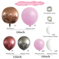 thumbnail image 3 of 109PCS Wedding Party Balloons Supplies Set Girls Women Baby Birthday Party Supplies DIY Pink Party Balloons for Baby Shower Anniversary Graduation DIY Decorations, 3 of 9