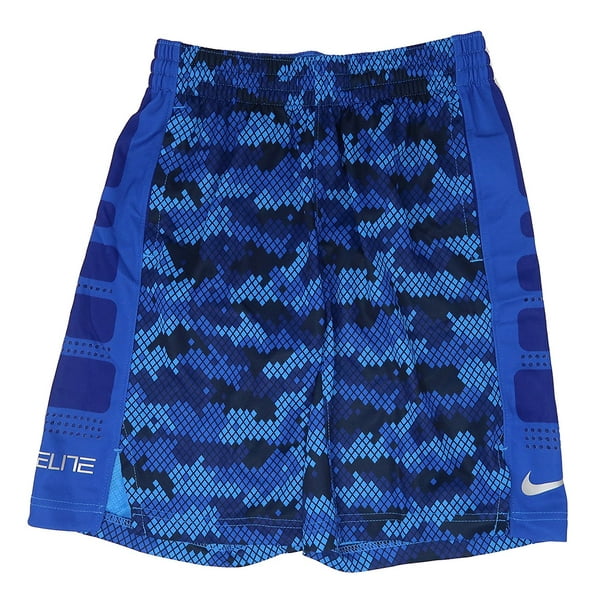 Nike Nike Big Boys' (820) DriFit Elite Stripe Basketball ShortsBlue