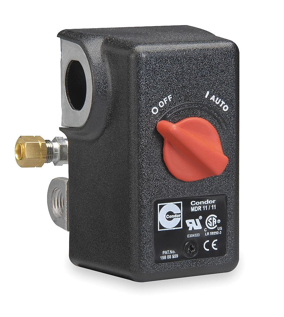 Condor 11LC2E Pressure Switch Control Valve 120150PSI 4 Port 1/4 Condor 11LC2E Pressure Switch Control Valve 120150PSI 4 Port 1/4
