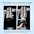 thumbnail image 6 of AUKTOPT Filtered Shower Head, 6 Spray Modes, High Pressure, Detachable Filter Cartridge, Handheld Shower for Hard Water, Remove Chlorine & Metals, Chrome, 6 of 6