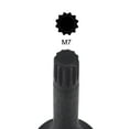 thumbnail image 3 of Uxcell M7 Impact Spline Bit Socket, 3/8" Square Drive 60mm Length CR-MO Metric Sizes 2 Pack, 3 of 5