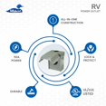 thumbnail image 2 of Enchufe eléctrico Midwest U054P 50A 14-50 RWR 120/240 V resistente a la intemperie, 2 of 5