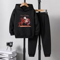 thumbnail image 2 of LUOGENLI Boys Outfits 4T-5T Toddler Boys Girls Winter Christmas Long Sleeve Cartoon Prints Hoodie Tops Pants 2Pcs Outfits Clothes Set Boys Outfits 4T Boys Suits Size 14 13-14 Years, 2 of 4