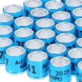 thumbnail image 3 of BESTYASH 100pcs Quail Leg Bands Sky-Blue Plastic Tracking For Breeders Pigeons Racing, 3 of 6