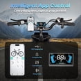 thumbnail image 4 of 1500W Electric Bike for Adults,48V 25Ah Max 90 Miles & 35MPH Electric Motorcycle,20’’ Fat Tire&nbsp;Full Suspension,APP Control,Mountain Bike UL2849, 4 of 10