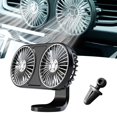 thumbnail image 1 of Ventilador de refrigeración portátil para automóvil con luz , ángulo de carga USB ajustable, ventilador de circulación de aire para automóvil Negro Baoblaze Ventilador portátil para automóvil, 1 of 8
