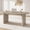 71"Gray, variant on Huisuilinss Oval Dining Table For 6-8 People,Large Oval Kitchen Table With Thick Sturdy Wooden Base,Farmhouse Dining Room Table For Kitchen Living Room Office Restaurant,Table Only