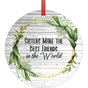 Tree Sister Ornaments Christmas, Sister Ornaments from Sister,Sister Ornament, Sister Xmas Ornament