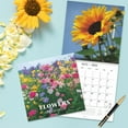thumbnail image 2 of Beautynvta Flowers Wall Calendar 2026, 12 Months Planning with Beautiful Flower Designs, January 2026 - December 2026, Thick & Sturdy Paper, 11''x11'', 2 of 9